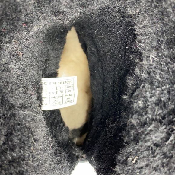 UGG‎ AUSTRALIA REMORA BUCKLE BOOTIE FOLDOVER STYLE Black 8 - Picture 12 of 13